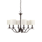 Vatnuvys Chandelier Métal Laiton Tissu Traditionnel Premium - Neutralighting