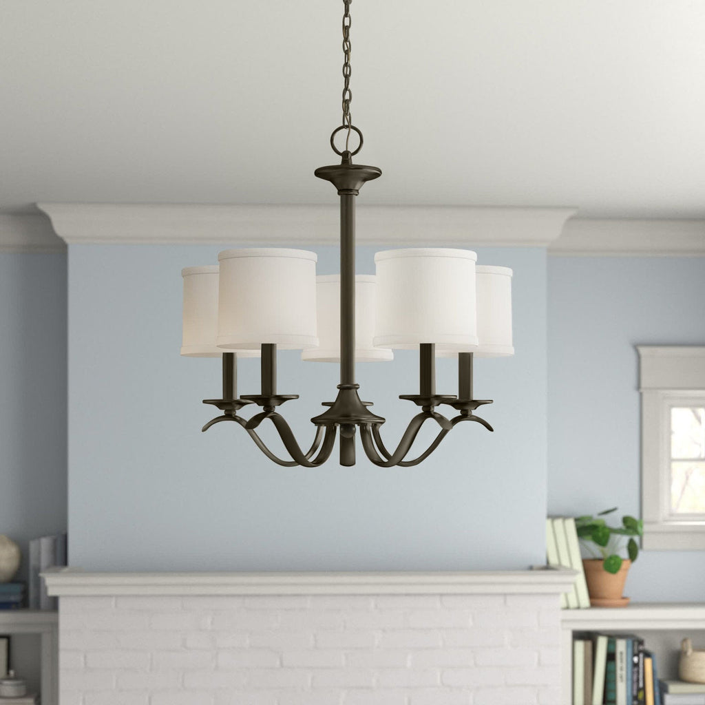 Vatnuvys Chandelier Métal Laiton Tissu Traditionnel Premium - Neutralighting