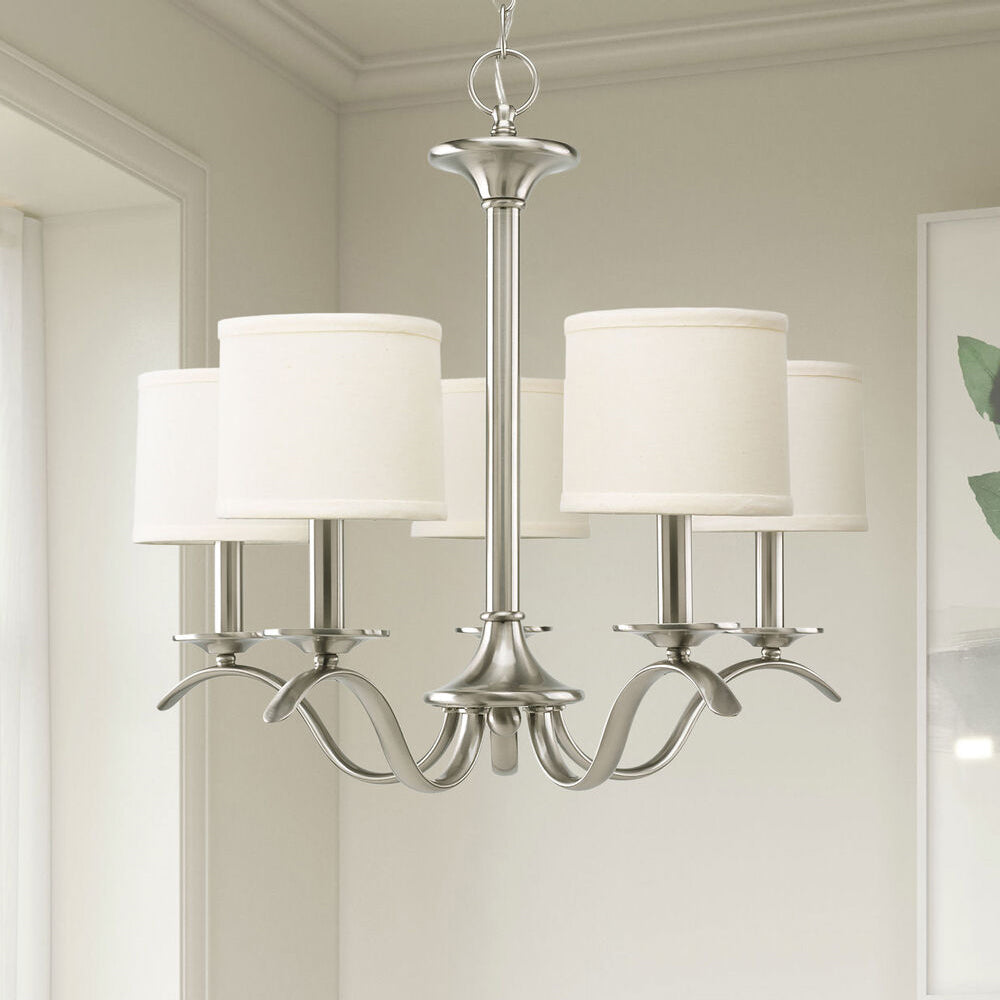 Vatnuvys Chandelier Métal Laiton Tissu Traditionnel Premium - Neutralighting