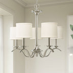 Vatnuvys Chandelier Métal Laiton Tissu Traditionnel Premium - Neutralighting