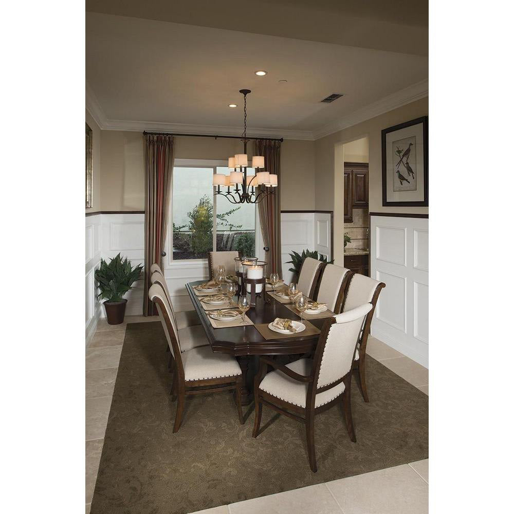 Vatnuvys Chandelier Métal Laiton Tissu Traditionnel Premium - Neutralighting
