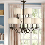 Vatnuvys Chandelier Métal Laiton Tissu Traditionnel Premium - Neutralighting