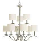 Vatnuvys Chandelier Métal Laiton Tissu Traditionnel Premium - Neutralighting