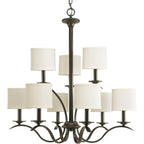 Vatnuvys Chandelier Métal Laiton Tissu Traditionnel Premium - Neutralighting