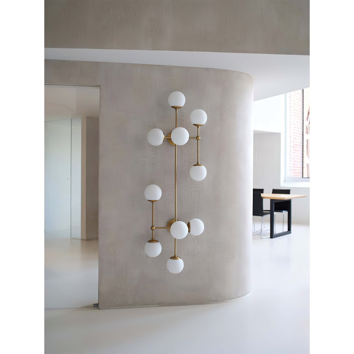 Ulfuvyo Lampe Murale En Verre Et Métal Minimaliste Moderne - Neutralighting