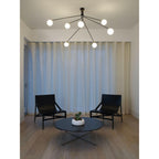 Vatnuvyo Moderne Minimaliste Laiton Métal Verre Plafonnier - Neutralighting