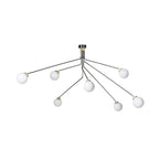 Vatnuvyo Moderne Minimaliste Laiton Métal Verre Plafonnier - Neutralighting