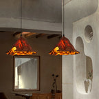 Ritta Art Feuille de Lotus LED Suspension Résine Salle à manger - Neutralighting