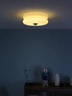 Lustra Plafonnier Art Déco Verre Vintage - Neutralighting
