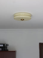 Lustra Plafonnier Art Déco Verre Vintage - Neutralighting