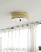 Lustra Plafonnier Art Déco Verre Vintage - Neutralighting