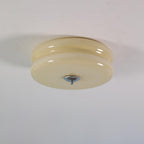Lustra Plafonnier Art Déco Verre Vintage - Neutralighting