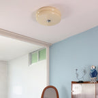 Lustra Plafonnier Art Déco Verre Vintage - Neutralighting