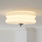 Lustra Plafonnier Art Déco Verre Vintage - Neutralighting