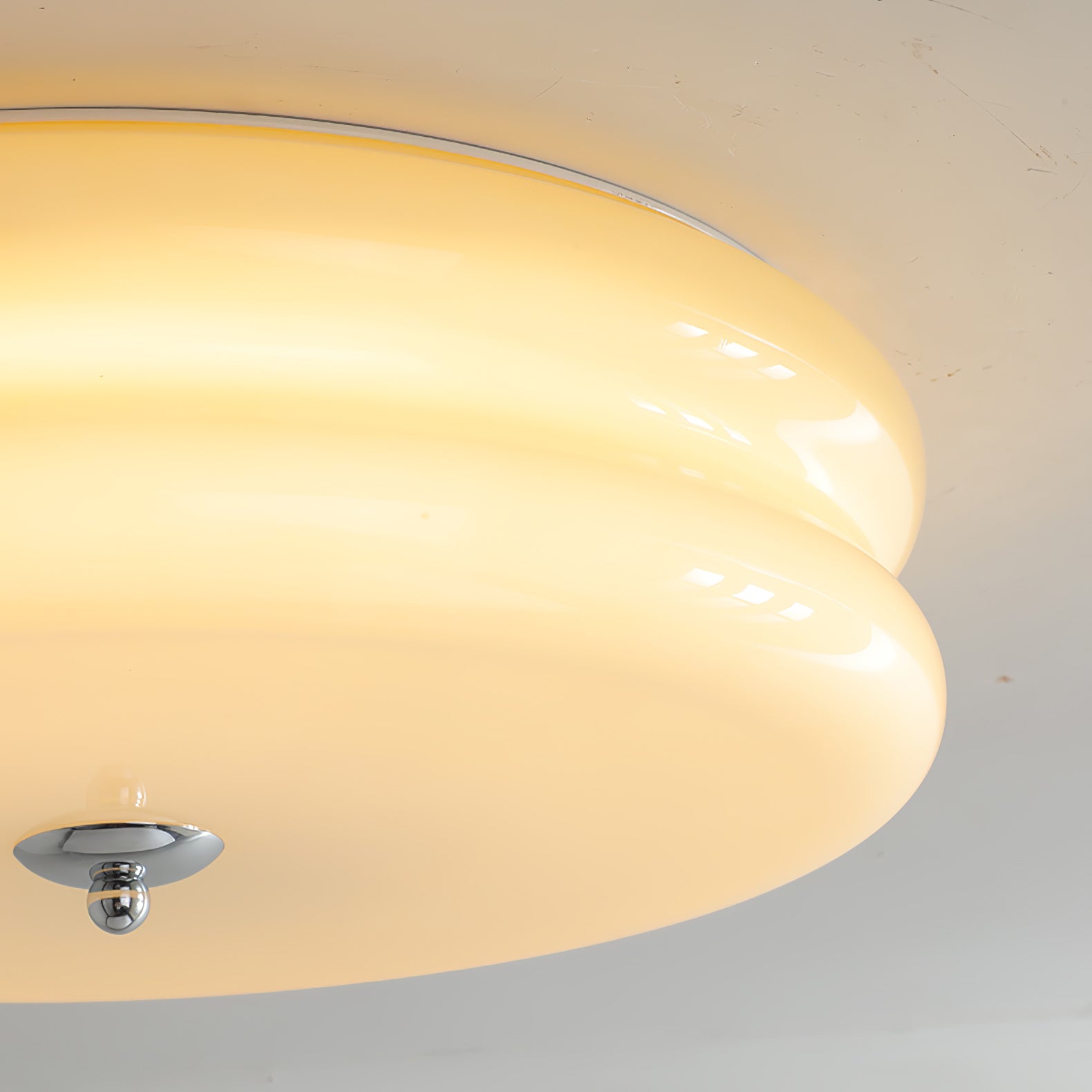 Lustra Plafonnier Art Déco Verre Vintage - Neutralighting