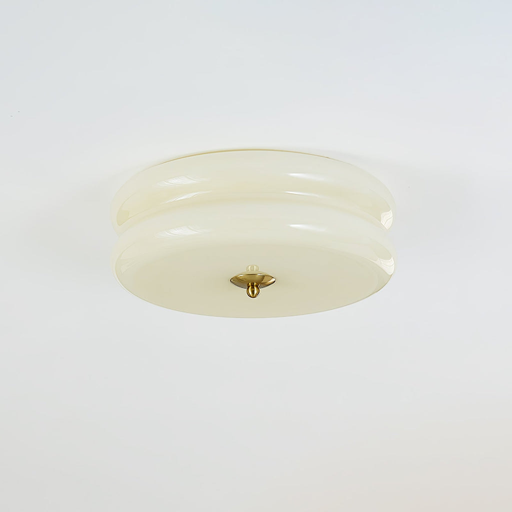 Lustra Plafonnier Art Déco Verre Vintage - Neutralighting