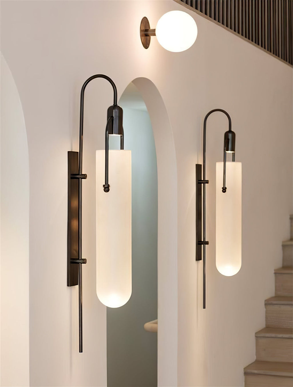 Lustra Applique Murale Arc Verre Moderne - Neutralighting
