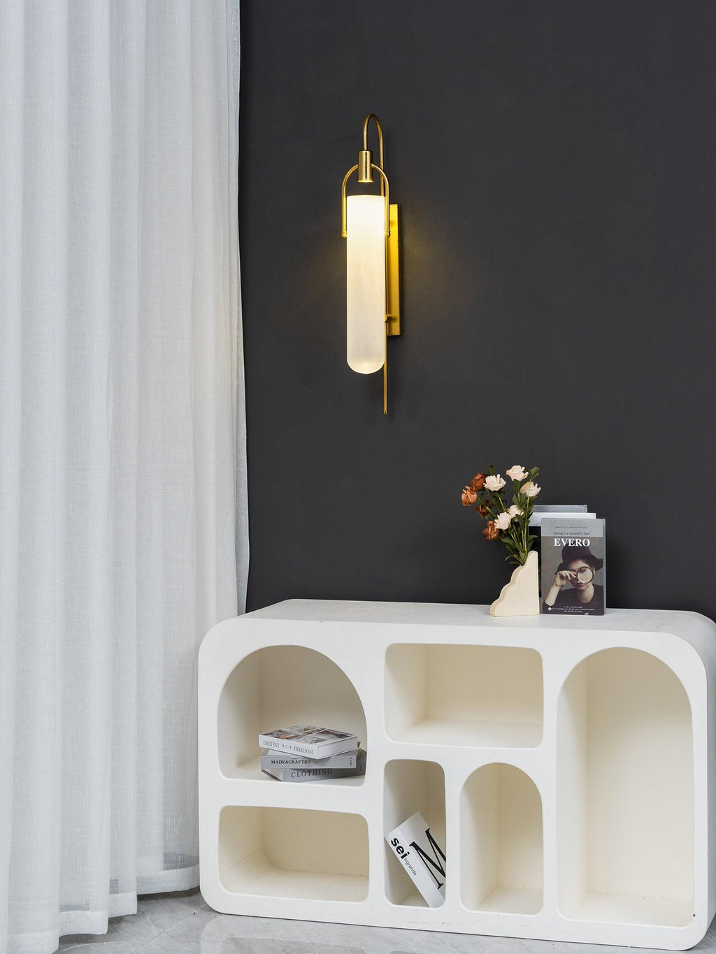 Lustra Applique Murale Arc Verre Moderne - Neutralighting