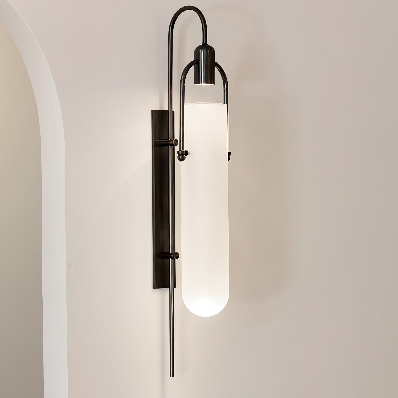 Lustra Applique Murale Arc Verre Moderne - Neutralighting