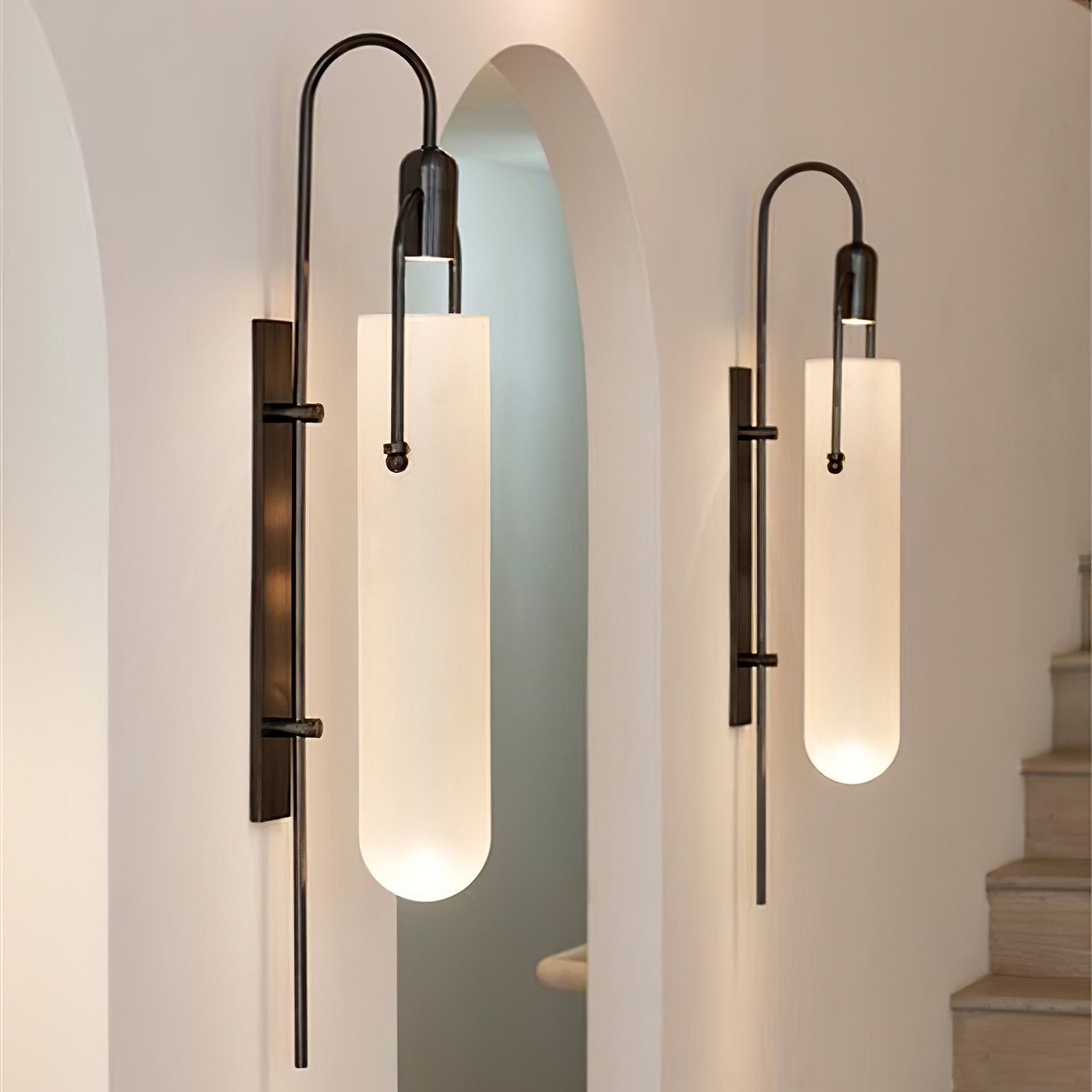 Lustra Applique Murale Arc Verre Moderne - Neutralighting
