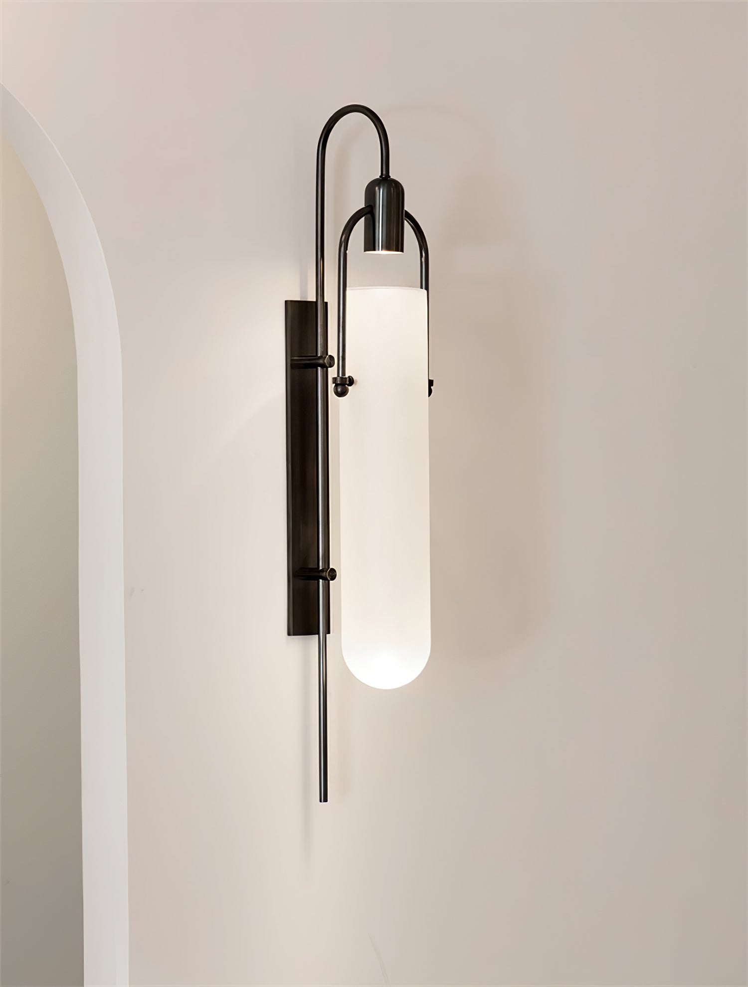 Lustra Applique Murale Arc Verre Moderne - Neutralighting
