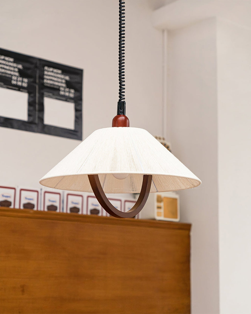 Syraeen Premium Nordic Art Bois Suspension - Neutralighting