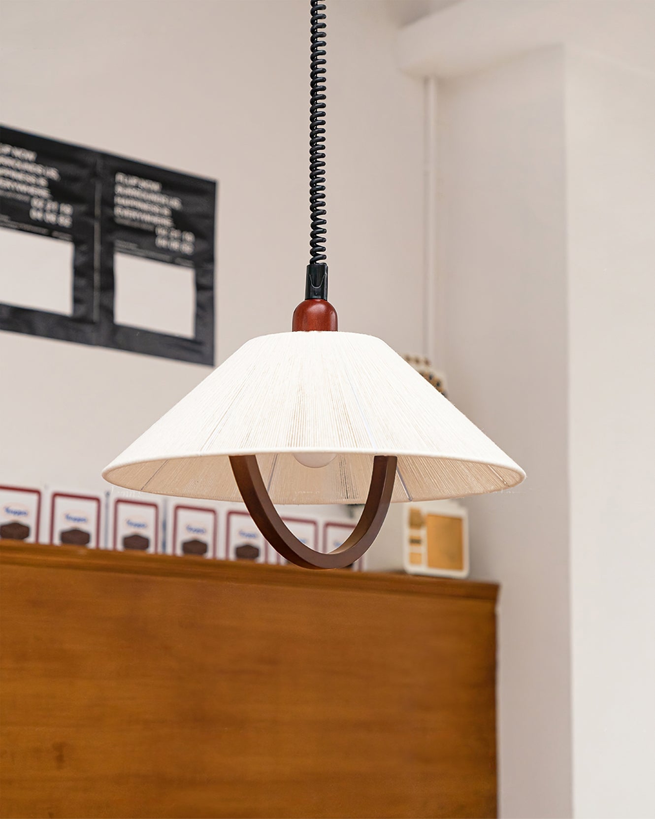 Syraeen Premium Nordic Art Bois Suspension - Neutralighting