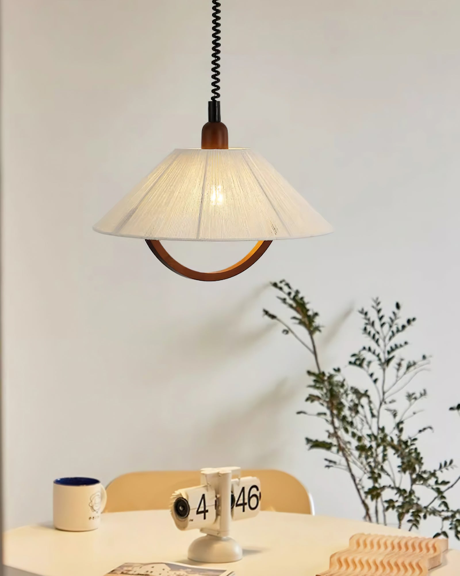 Syraeen Premium Nordic Art Bois Suspension - Neutralighting