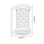 Artika Applique Murale Extérieure Acier Inoxydable Verre Texturé - Neutralighting