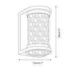 Artika Applique Murale Extérieure Acier Inoxydable Verre Texturé - Neutralighting