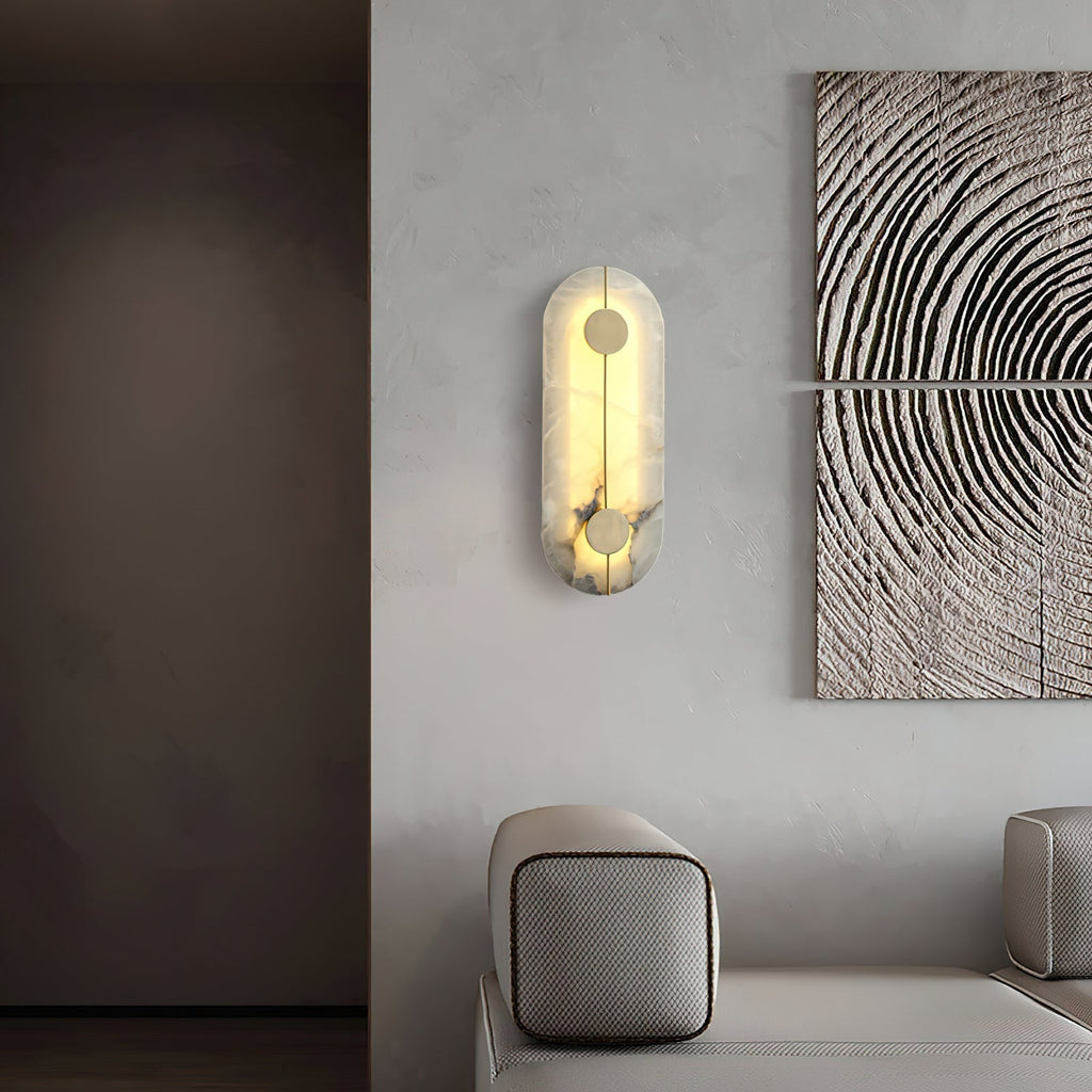 Waegnuvyo Moderne Minimaliste Albâtre Applique Murale - Neutralighting