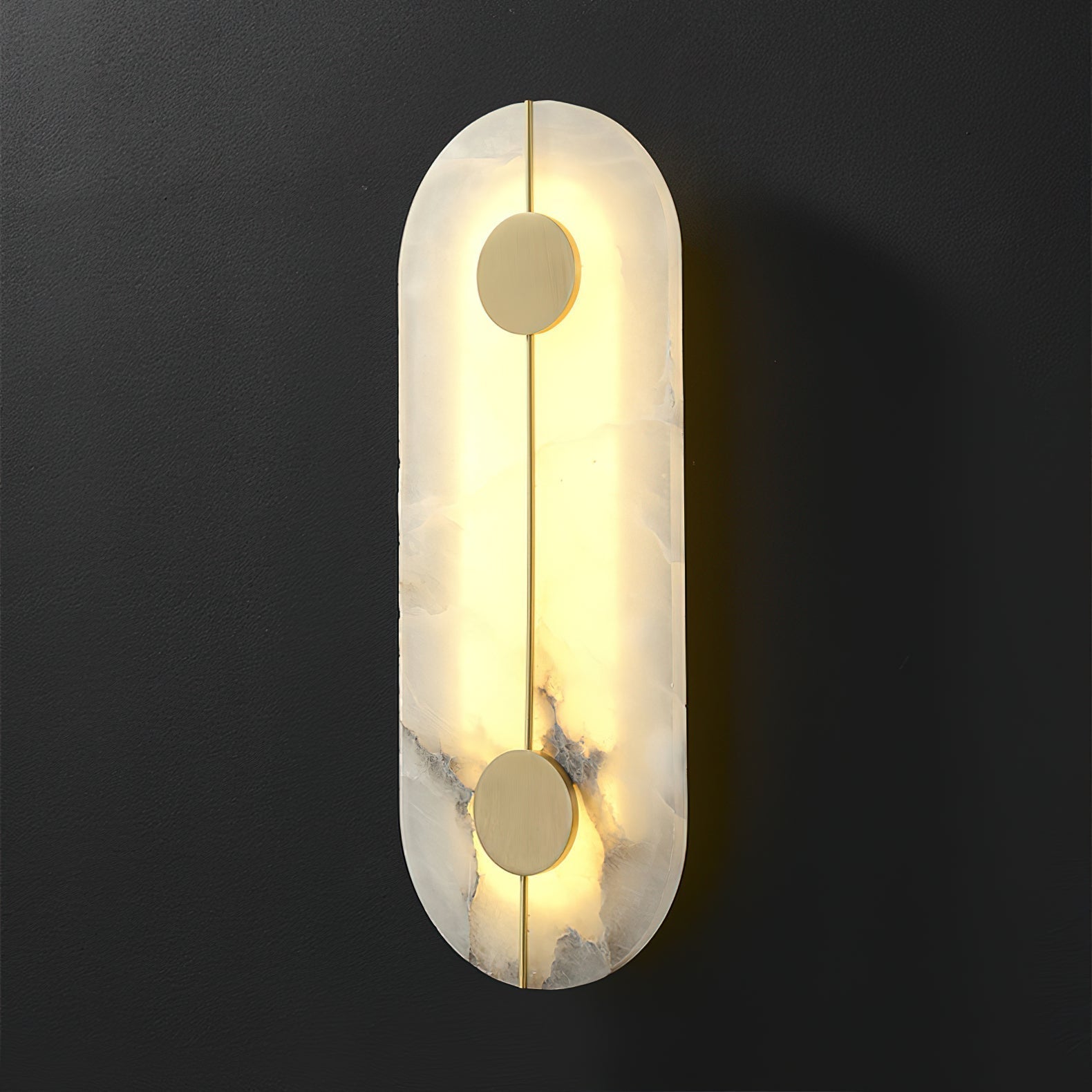 Waegnuvyo Moderne Minimaliste Albâtre Applique Murale - Neutralighting