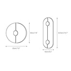 Waegnuvyo Moderne Minimaliste Albâtre Applique Murale - Neutralighting
