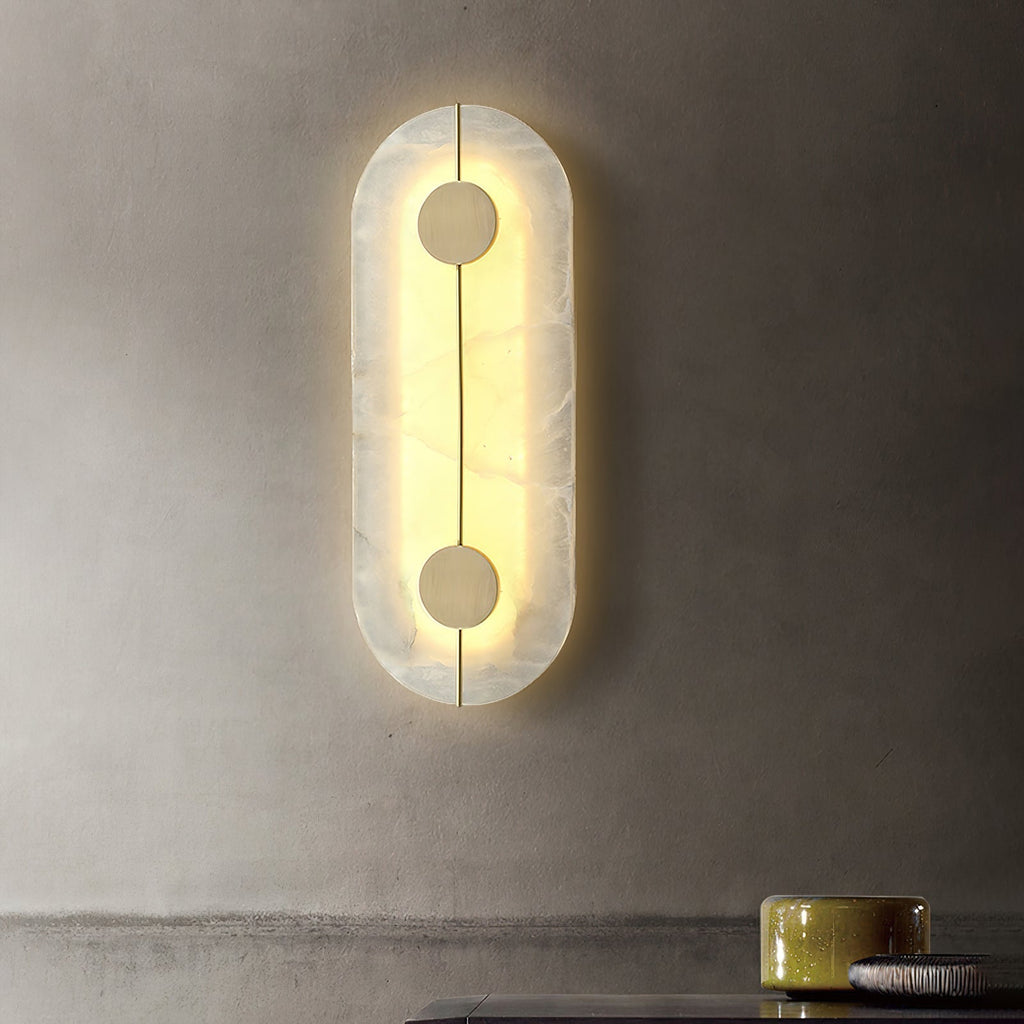 Waegnuvyo Moderne Minimaliste Albâtre Applique Murale - Neutralighting