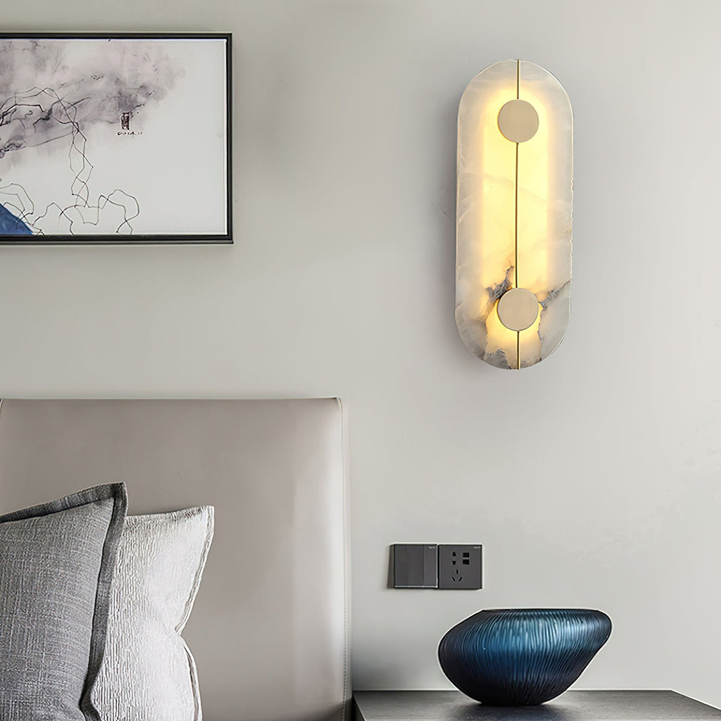 Waegnuvyo Moderne Minimaliste Albâtre Applique Murale - Neutralighting
