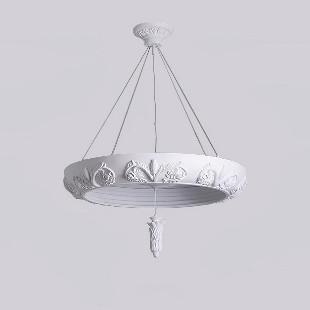 Rococo Chandelier Suspension en Plâtre - Neutralighting