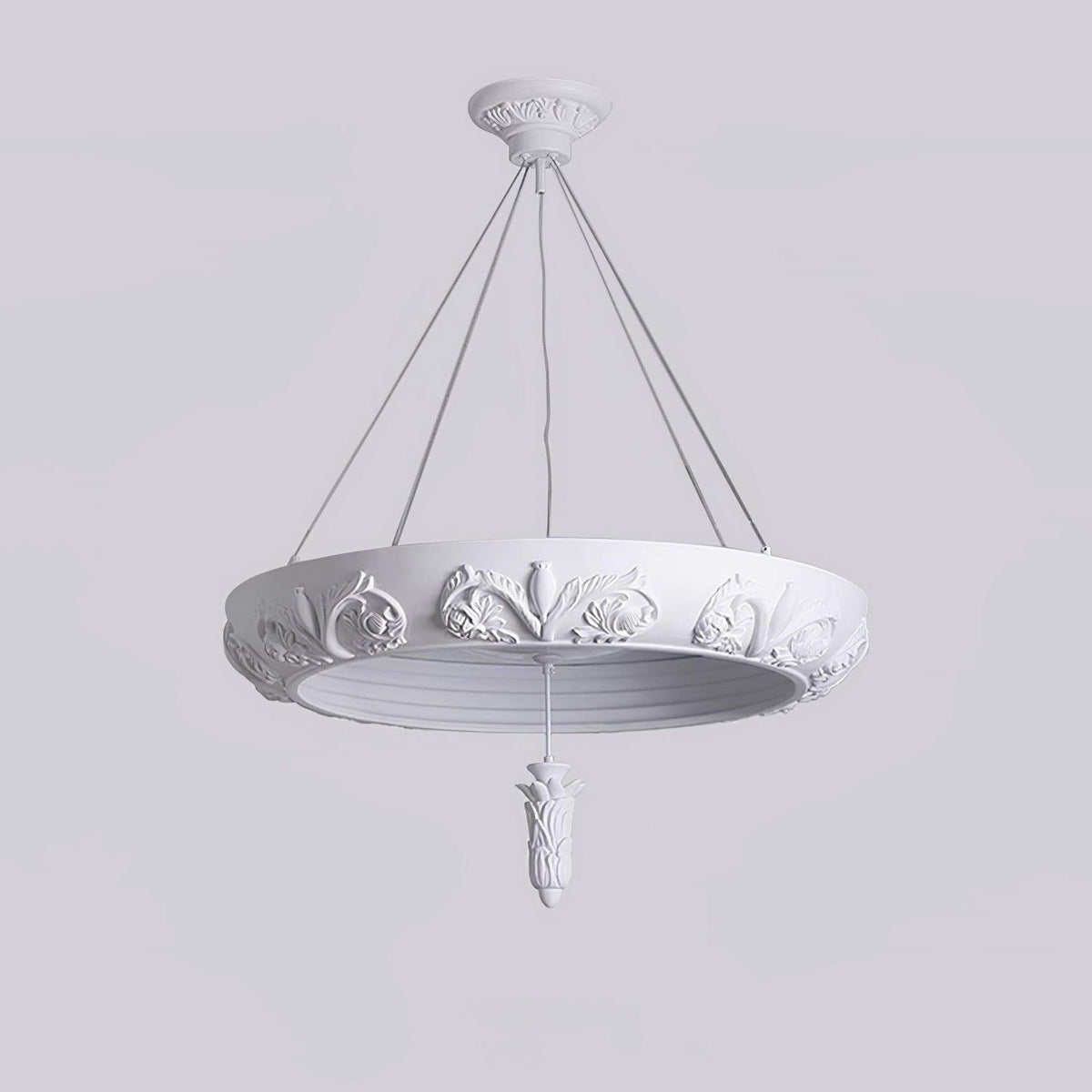 Rococo Chandelier Suspension en Plâtre - Neutralighting