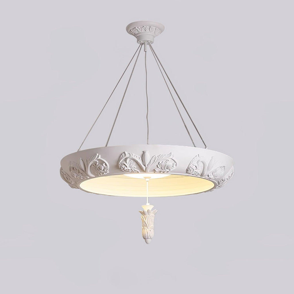 Rococo Chandelier Suspension en Plâtre - Neutralighting