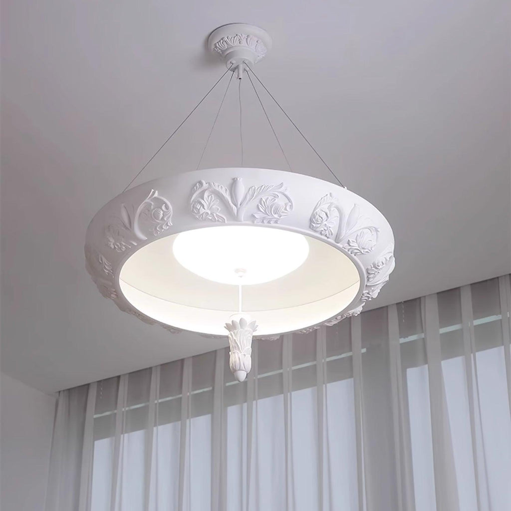 Rococo Chandelier Suspension en Plâtre - Neutralighting