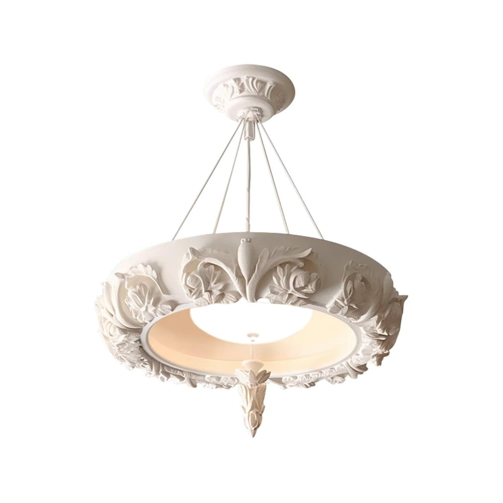 Rococo Chandelier Suspension en Plâtre - Neutralighting