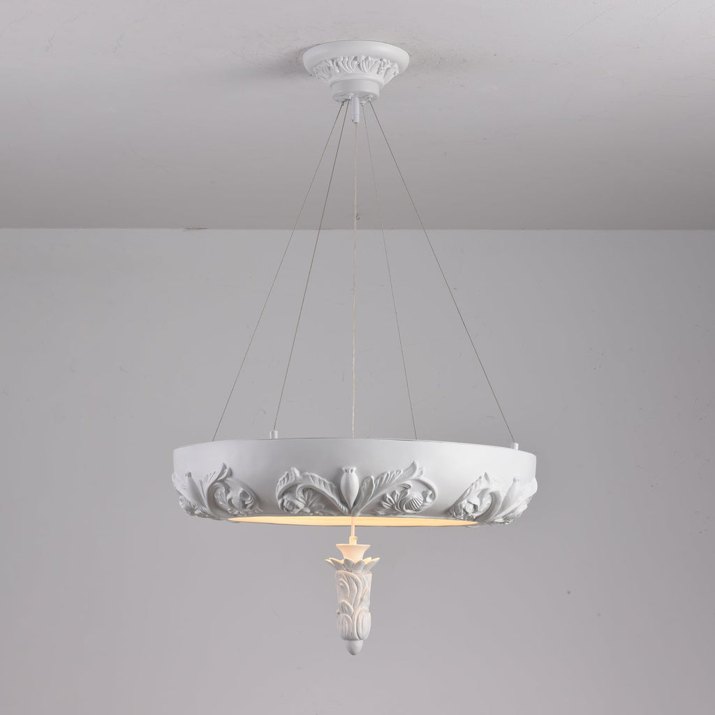 Rococo Chandelier Suspension en Plâtre - Neutralighting