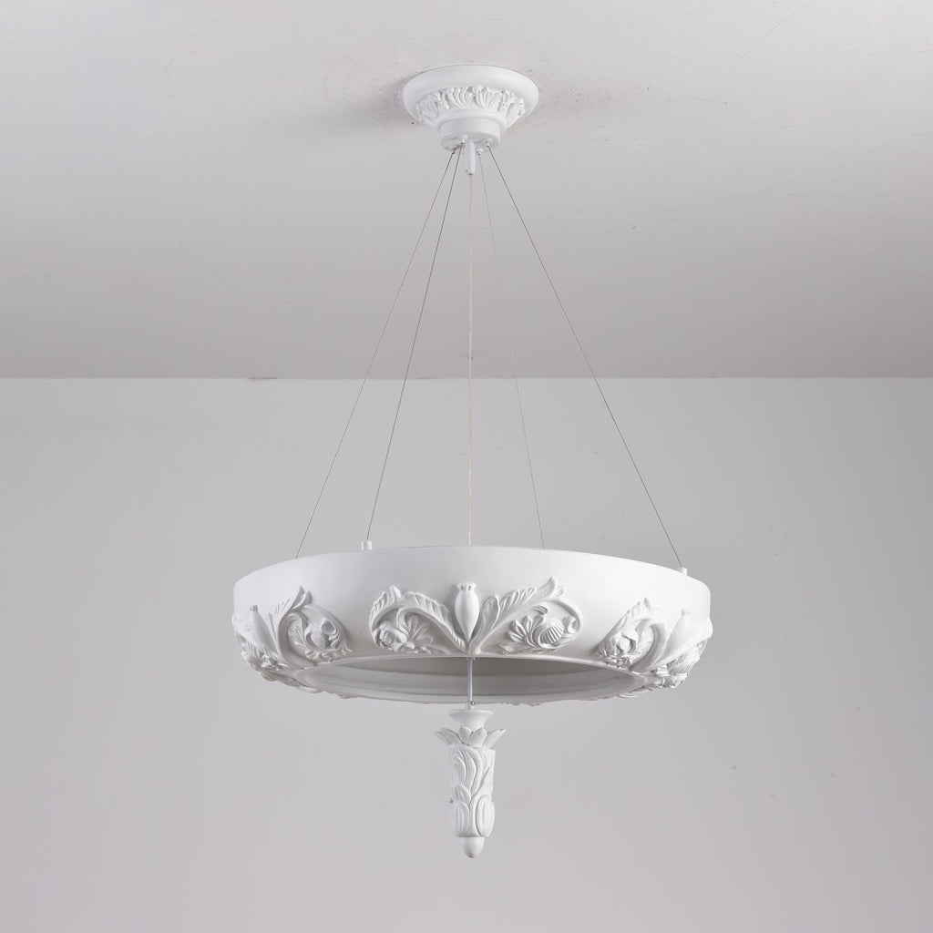 Rococo Chandelier Suspension en Plâtre - Neutralighting