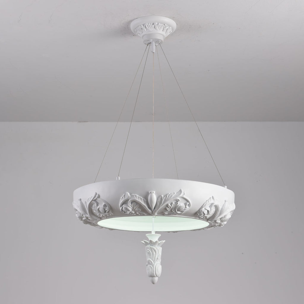 Rococo Chandelier Suspension en Plâtre - Neutralighting
