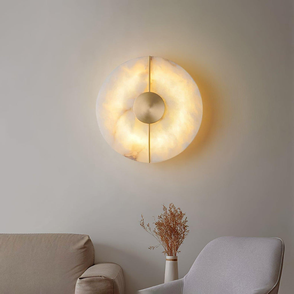 Citheira Applique Murale Minimaliste en Albâtre - Neutralighting