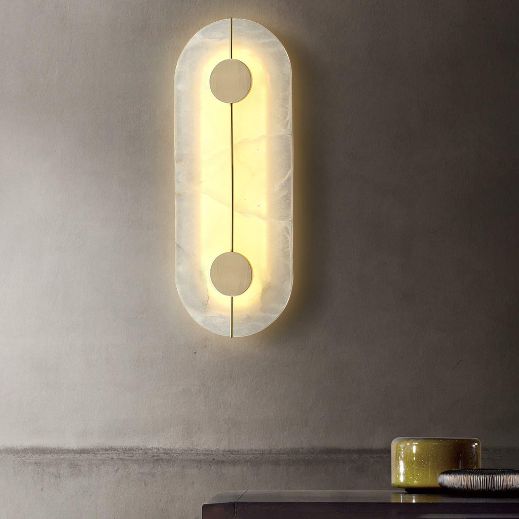 Citheira Applique Murale Minimaliste en Albâtre - Neutralighting