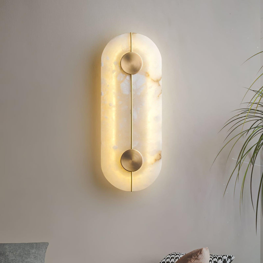 Citheira Applique Murale Minimaliste en Albâtre - Neutralighting
