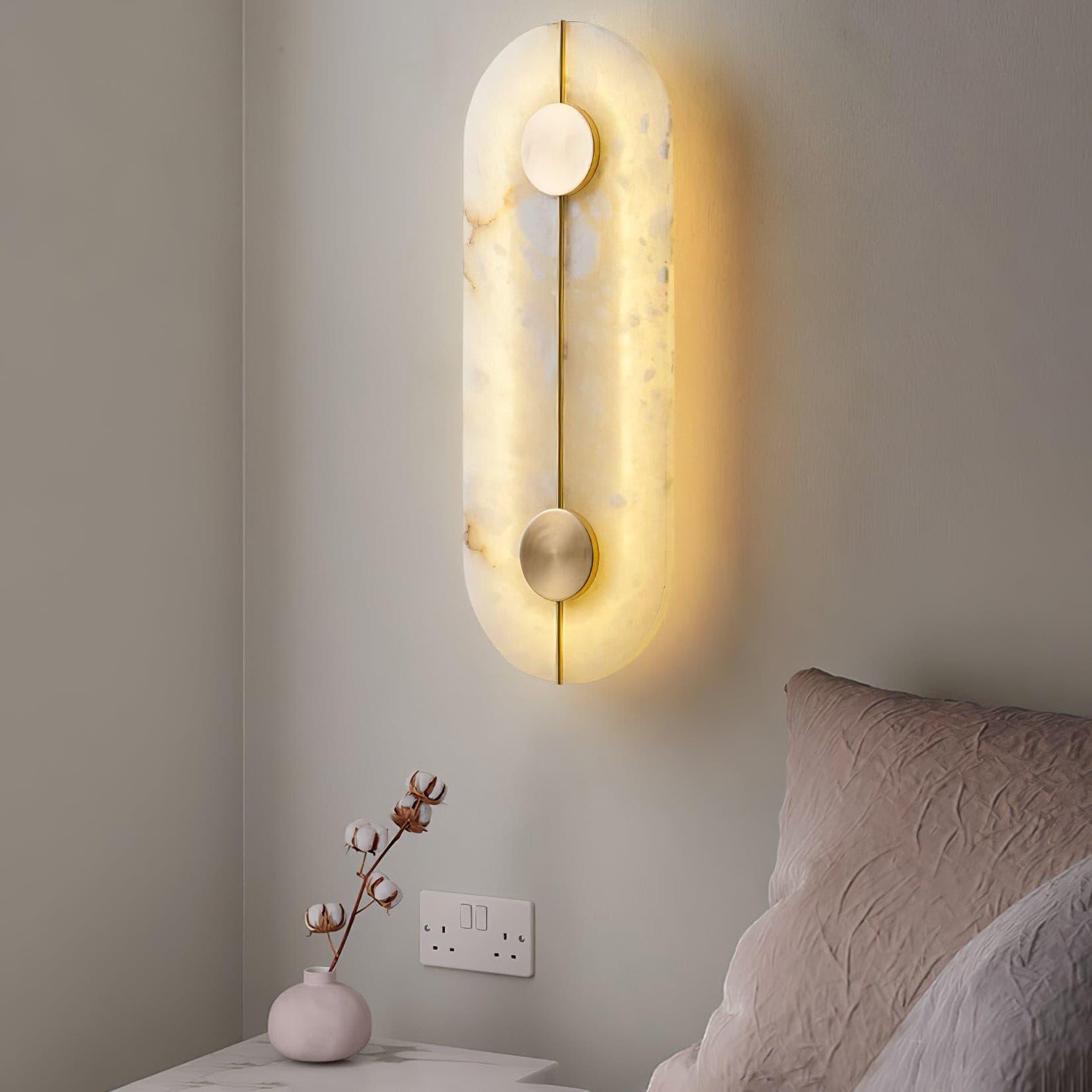 Citheira Applique Murale Minimaliste en Albâtre - Neutralighting