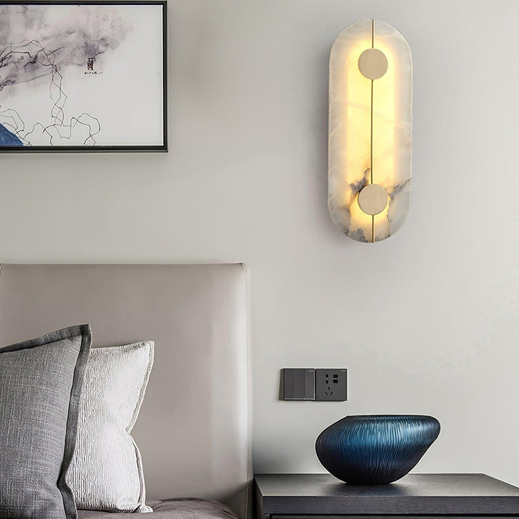 Citheira Applique Murale Minimaliste en Albâtre - Neutralighting