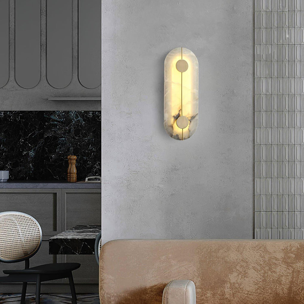 Citheira Applique Murale Minimaliste en Albâtre - Neutralighting