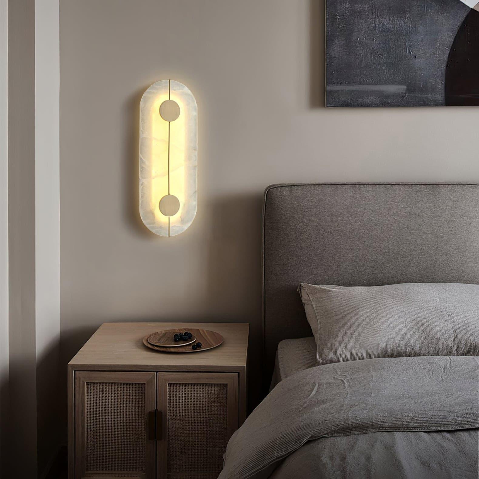 Citheira Applique Murale Minimaliste en Albâtre - Neutralighting